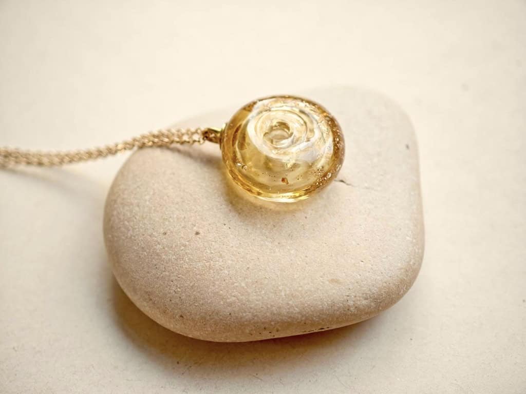 peace buckle diffuser necklace