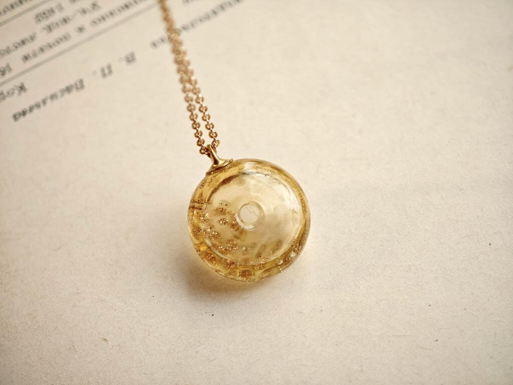 peace buckle diffuser necklace