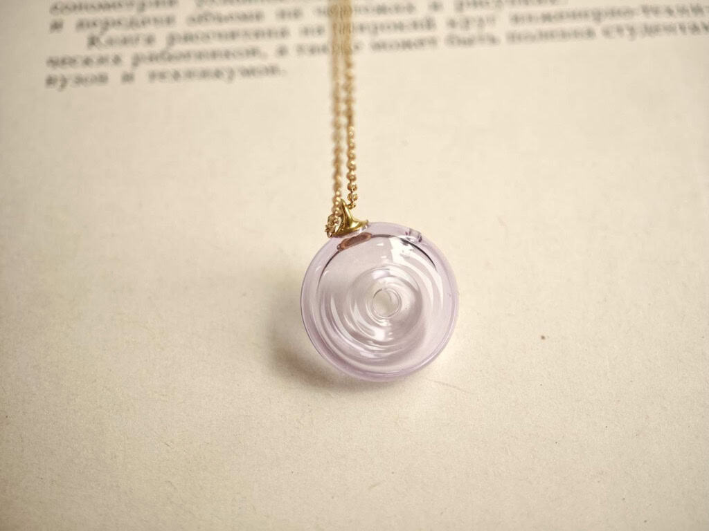 peace buckle diffuser necklace