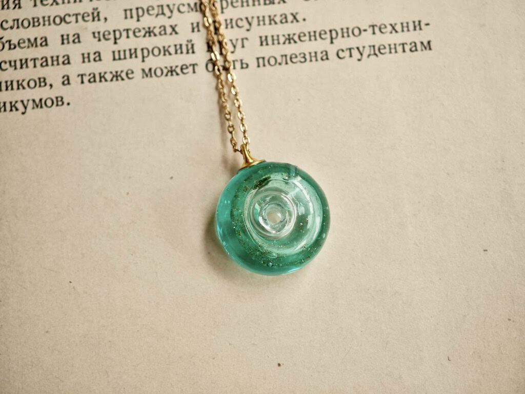 peace buckle diffuser necklace