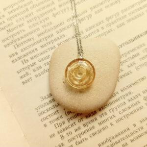 peace buckle diffuser necklace