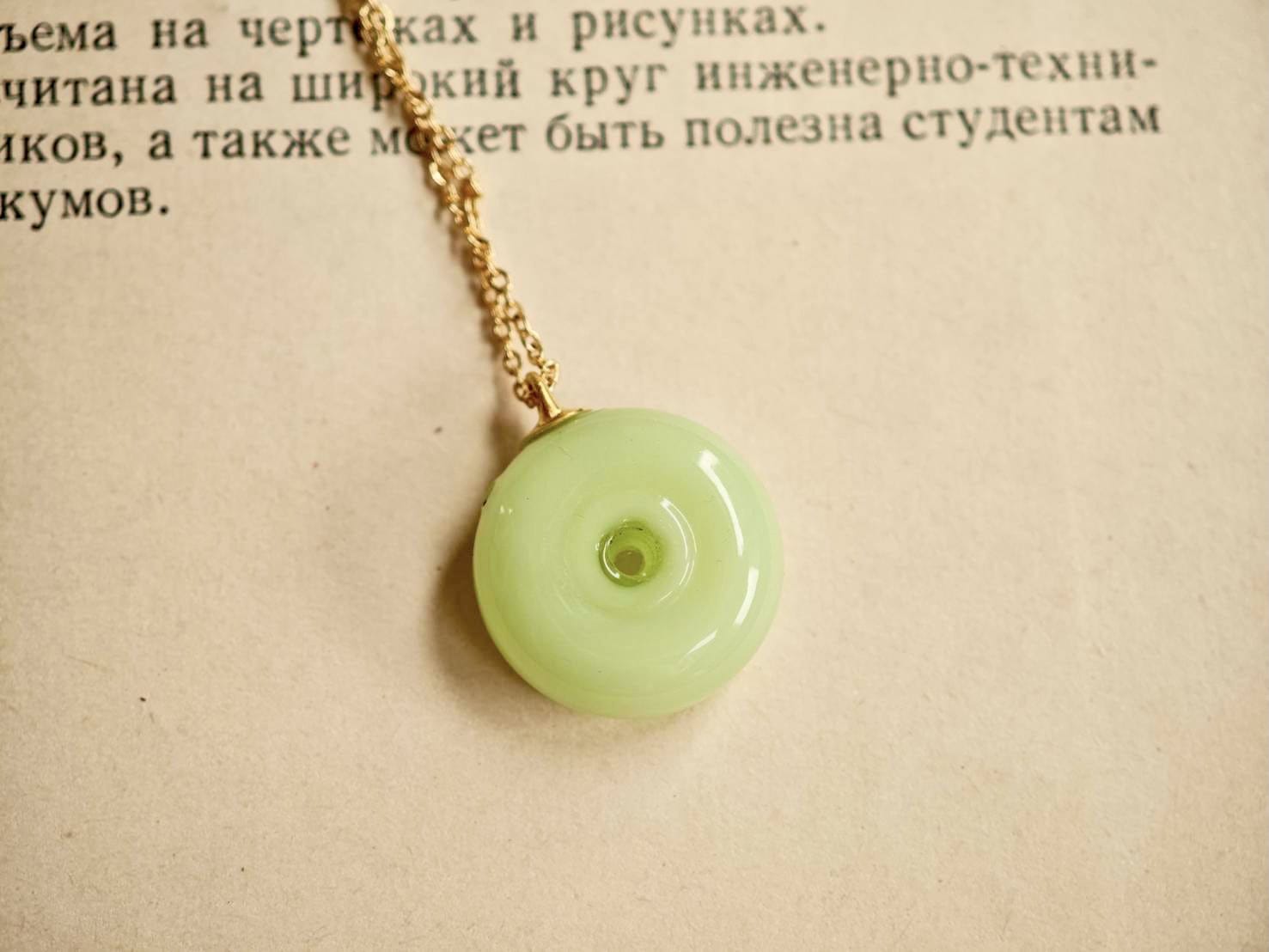 peace buckle diffuser necklace