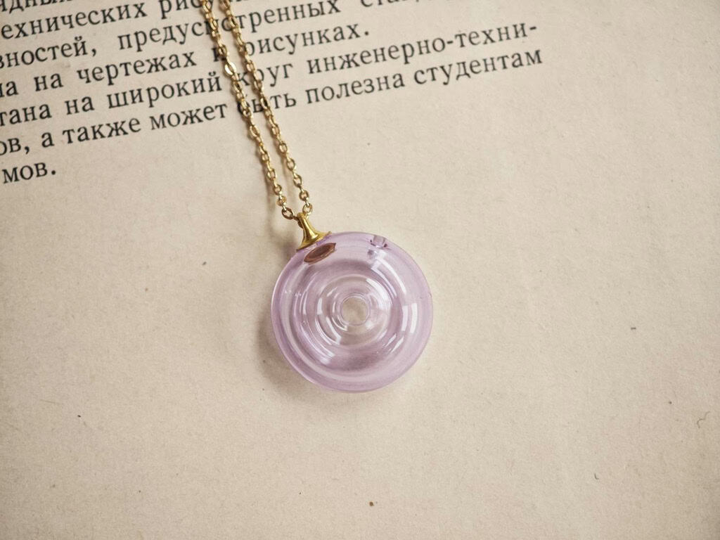 peace buckle diffuser necklace