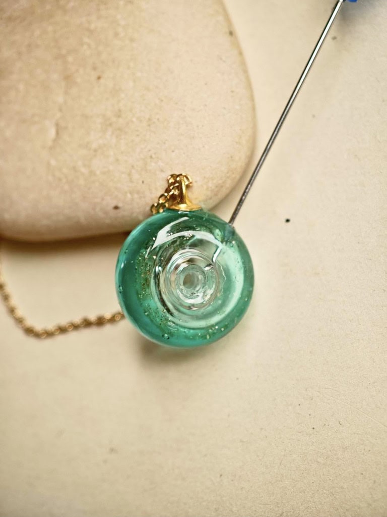 peace buckle diffuser necklace