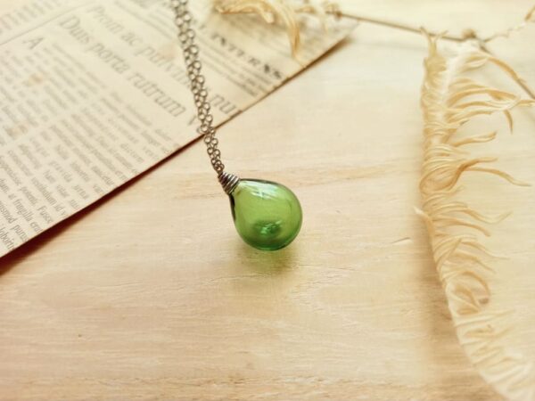 diffuser bottle necklace glass