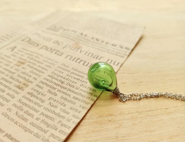 diffuser bottle necklace glass
