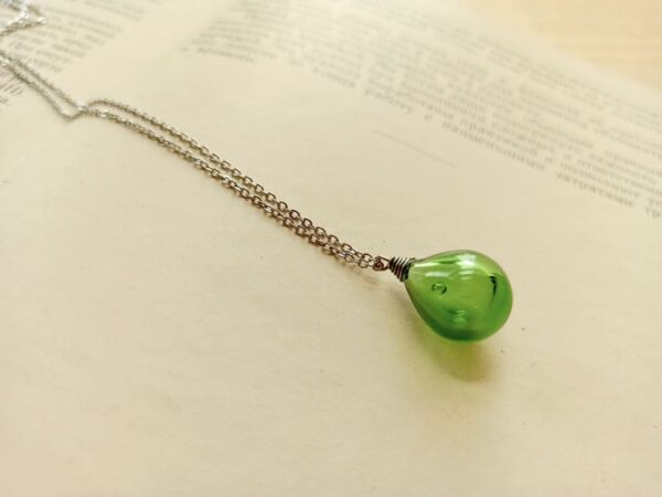 diffuser bottle necklace glass