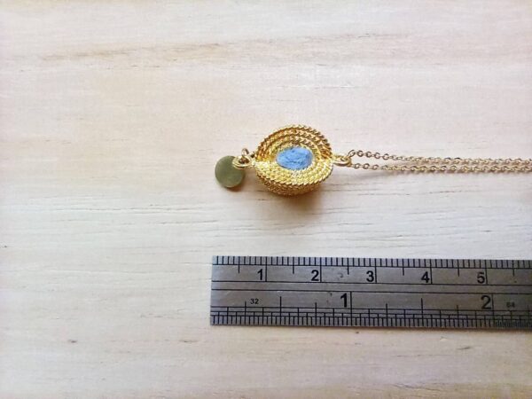 copper necklace diffuser pendant