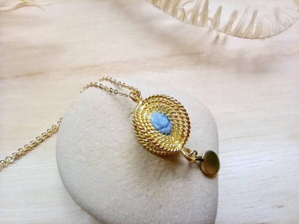 copper necklace diffuser pendant