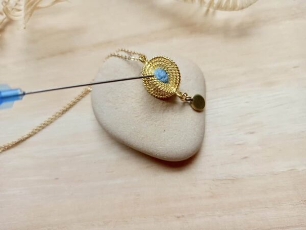 copper necklace diffuser pendant