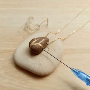 drip shape diffuser bottle necklace