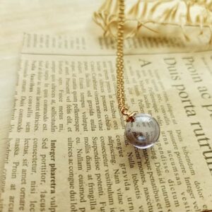 glass diffuser bottle necklace