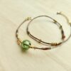 boho glass diffuser bracelet