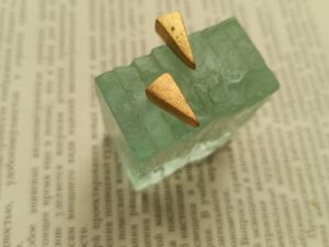 Long Triangle Studs