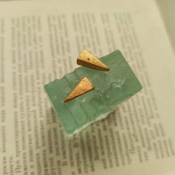 Long Triangle Studs