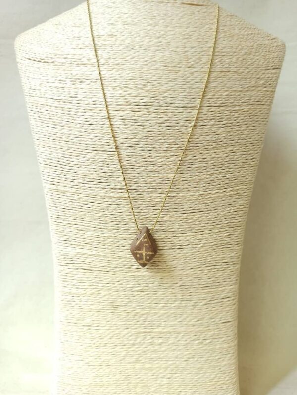 gold-charactor diffuser bottle necklace