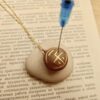 chinese-character-gold-with-circle-shape-ceramic-diffuser-necklace/