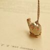 colour dotted elephant ceramic diffuser necklace