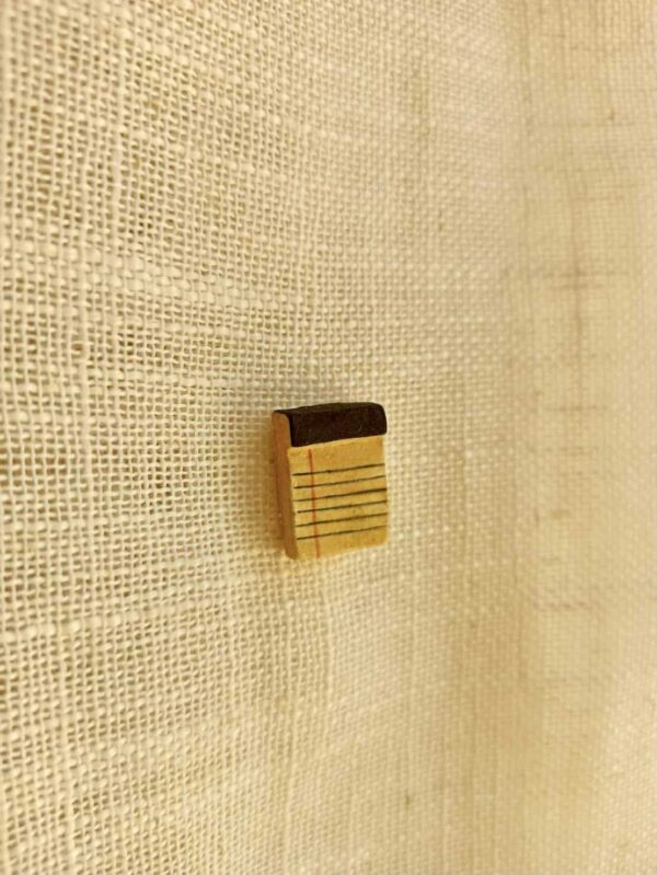 Notebook Diffuser Brooch