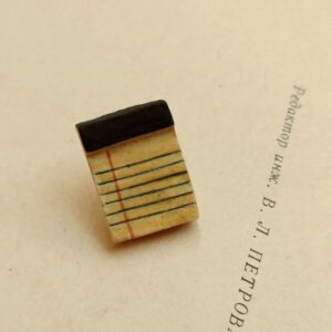 Notebook Diffuser Brooch