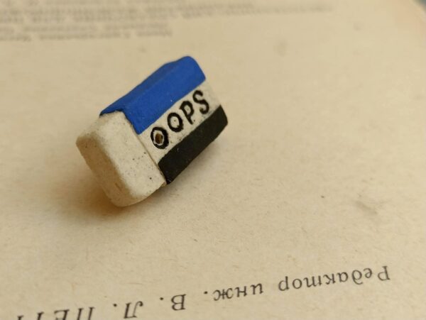 Eraser Diffuser Brooch