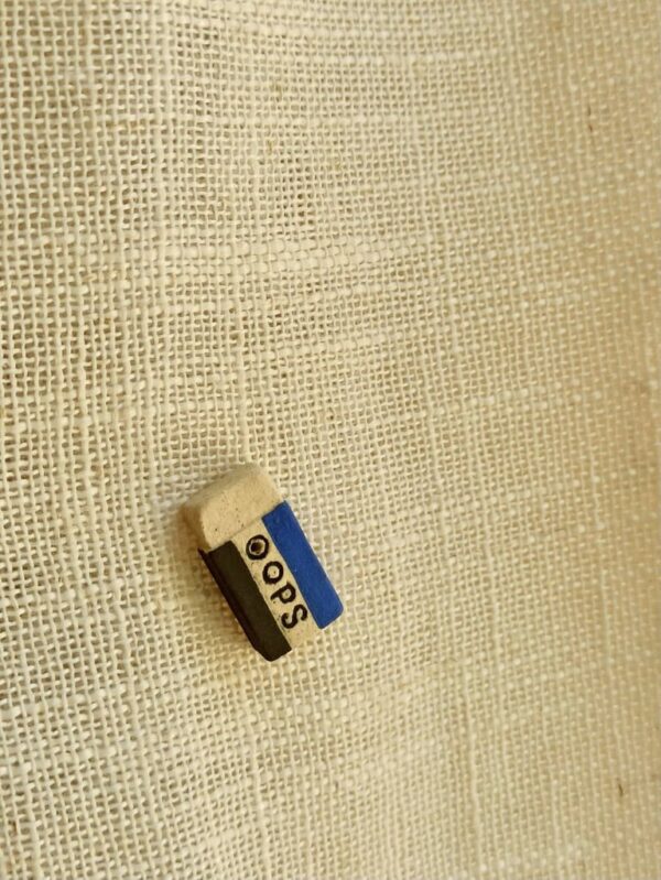 Eraser Diffuser Brooch