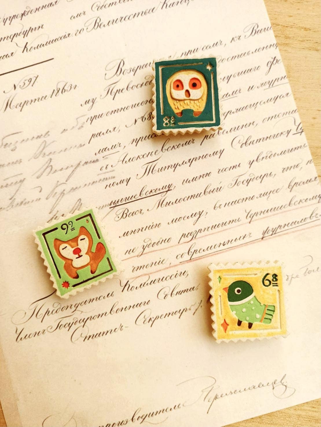 Magnetic Ceramic Stamp Diffuser Pin