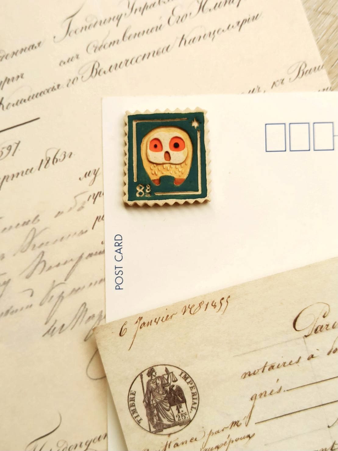 Magnetic Ceramic Stamp Diffuser Pin
