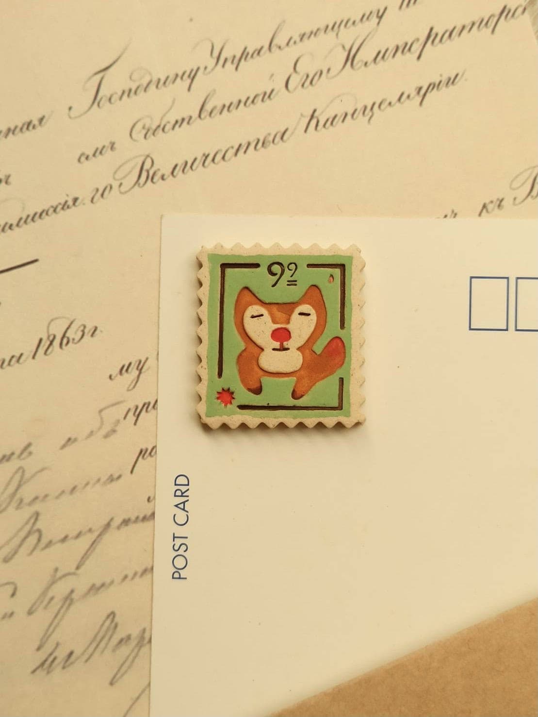 Magnetic Ceramic Stamp Diffuser Pin