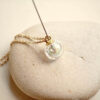 Mini Glass Rainbow Bubble Diffuser Necklace