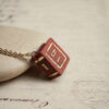 Dark Academia_ Secret Pages Vintage Book Ceramic Diffuser Necklace