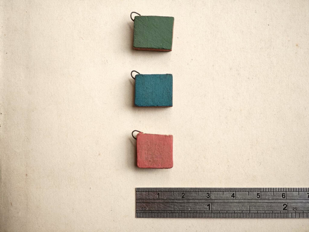 復古小書針孔擴香陶項鍊 (三色可選):圖片 24